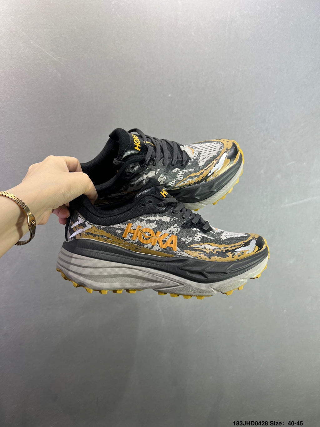HOKA M Stinson 7 Running Shoes – New Colorway--1141530/BWR