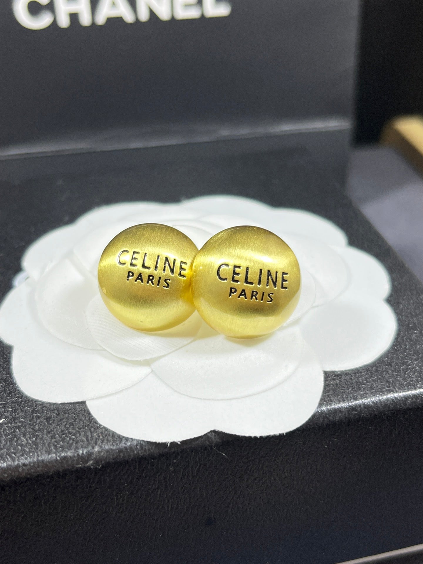 18K Celine Cicle Earrings