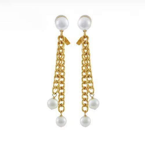 18K Celine Long Earrings