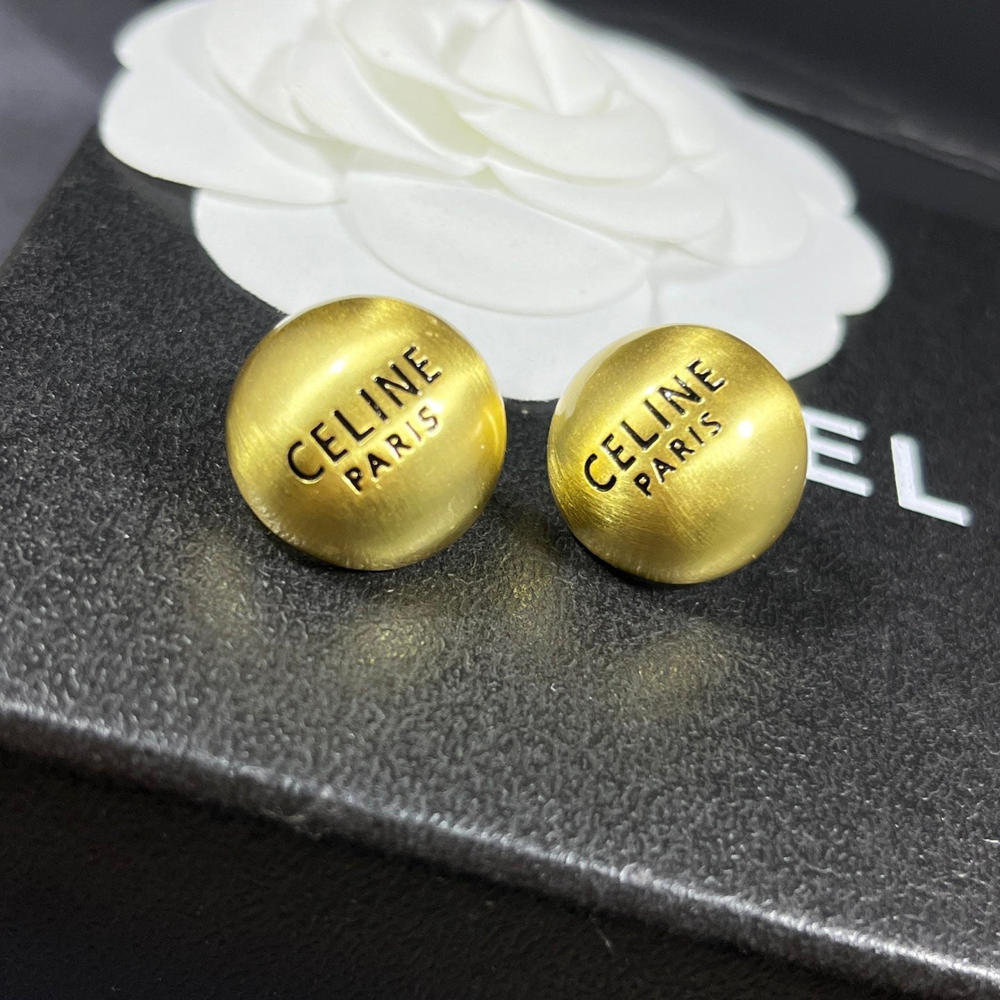 18K Celine Cicle Earrings