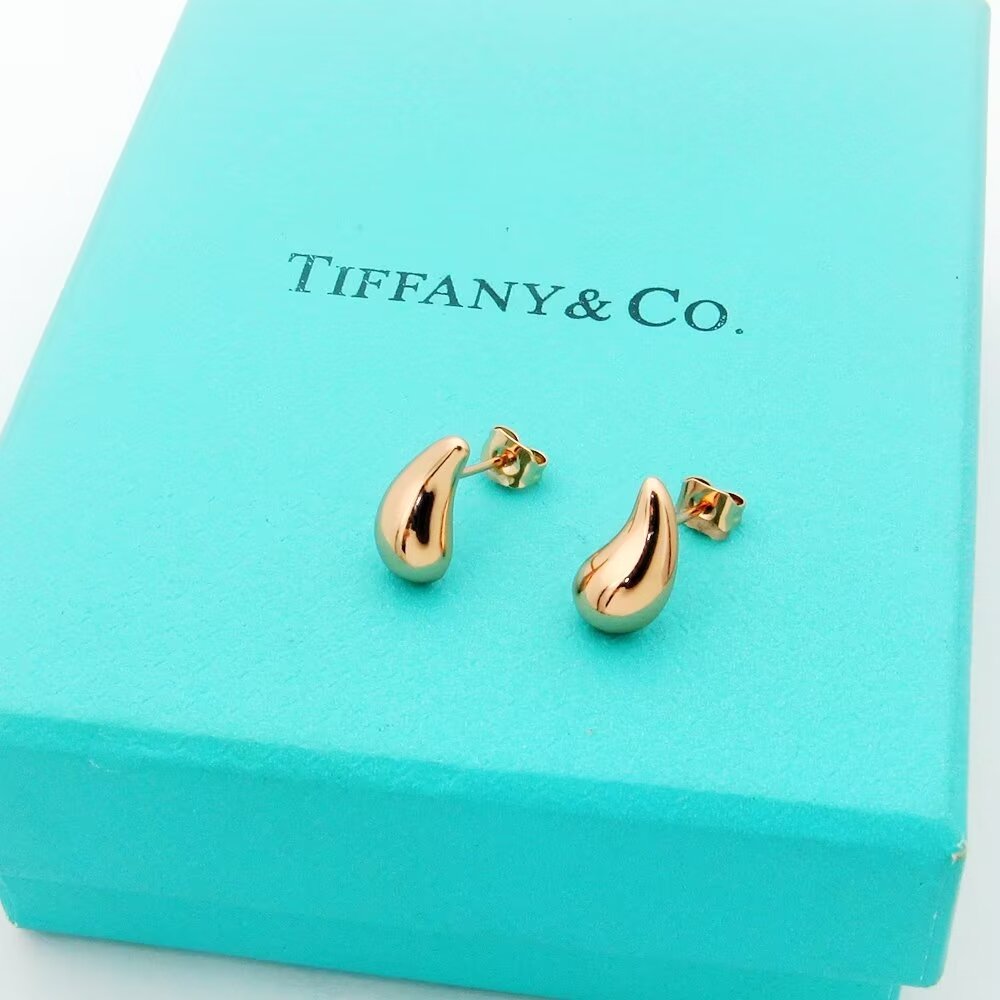 18K Tiffany Horn Earrings